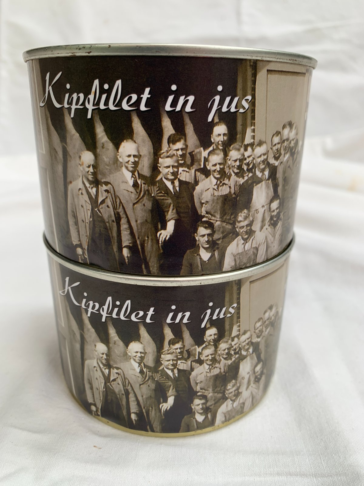 Vlees in Blik. Kipfilet in Jus foto 2