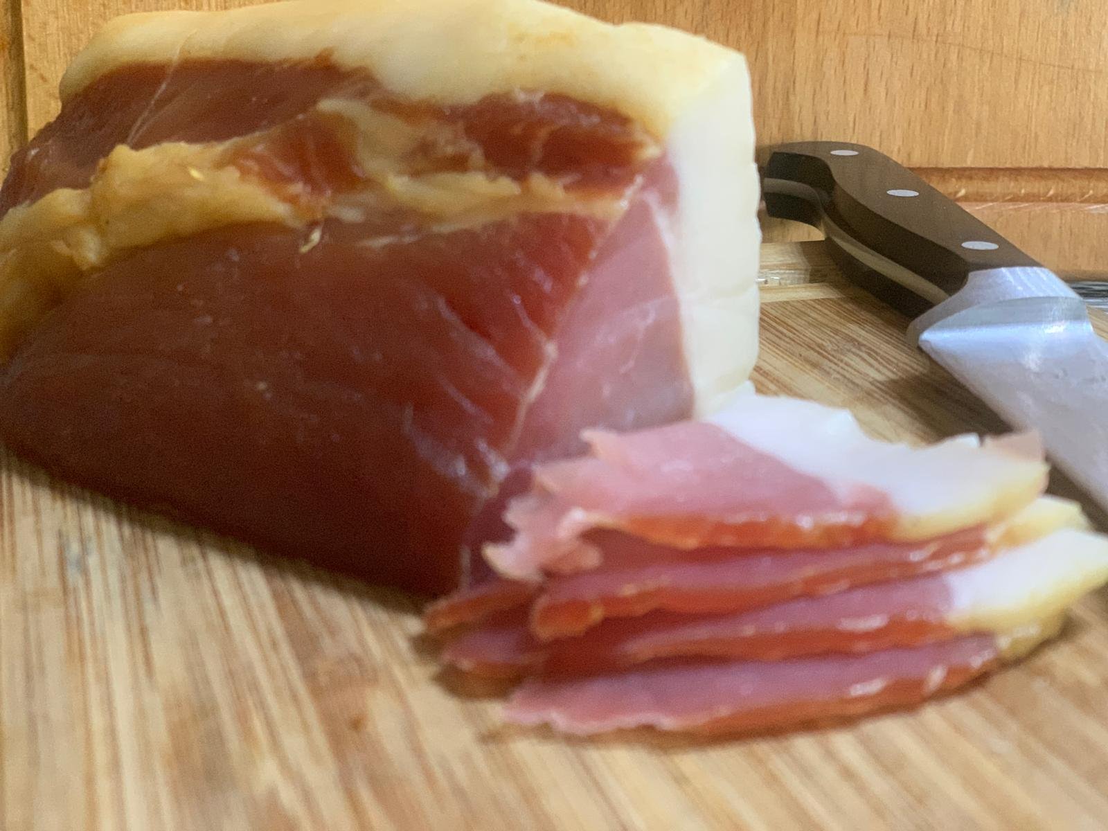 Ambachtelijke Gerookte Rauwe Ham